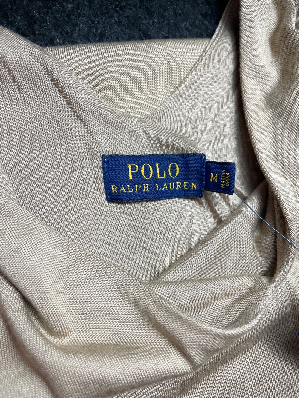 Polo by Ralph Lauren Beige Midi Dress NWT - Picture 2 of 3
